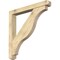 Ekena Millwork Funston Craftsman Rough Sawn Bracket w/ Offset Brace, Douglas Fir, 6"W x 46"D x 46"H BKT0604X46X46FST04RDF - alternate 1
